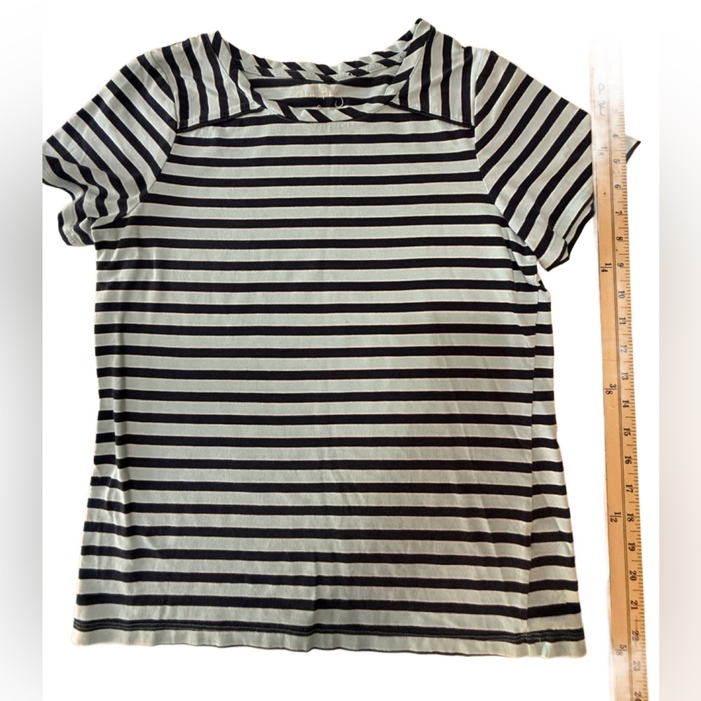 Coral Bay Striped Short Sleeve Top size small